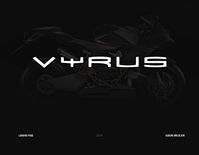 Landing page for Vyrus Motor Show
