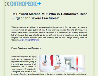 Dr Howard Marans MD: California’s Best Surgeon 