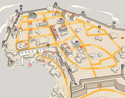 Galle Literary Festival - Map design
