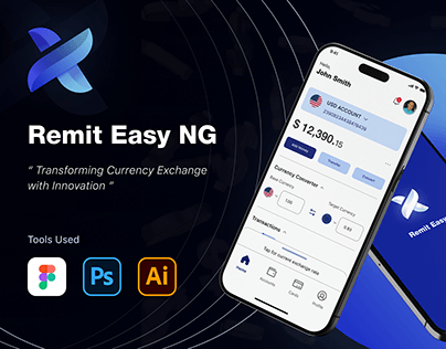 Project thumbnail - RemitEasy NG Mobile UI Design