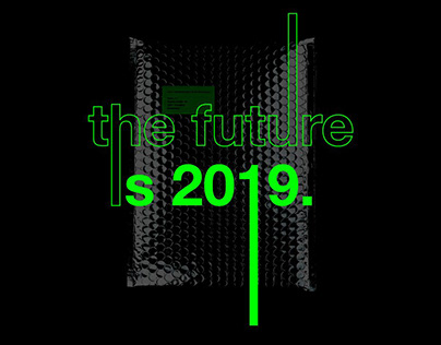 Mailing "The future is 2019" by buero_v1