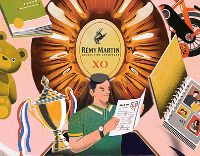 Illustration Campaign for Remy Martin China