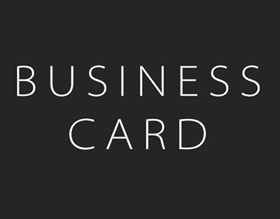 Business and Calling Cards