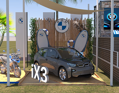 BMW İX3 Kite Exhibition
