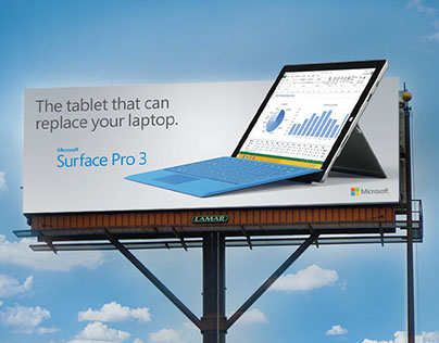 Microsoft Surface Pro 3 OOH Campaign