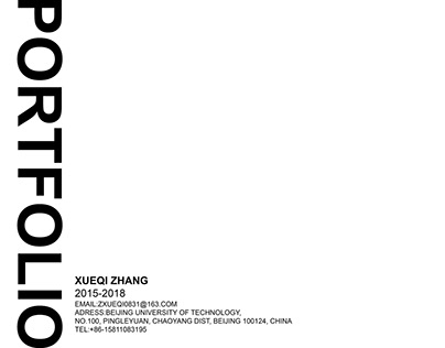 Xena Zhang Architectural Portfolio 2015-2018