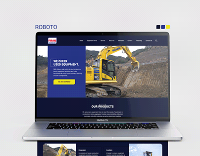 Project thumbnail - Road Machinery & Supplies Website Design