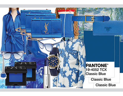 Pantone Color of the Year 2020 - Cool Blue Trend Board