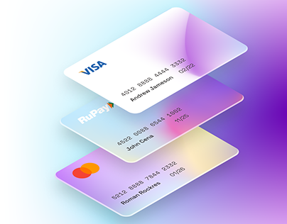 Credit Card UI Design .