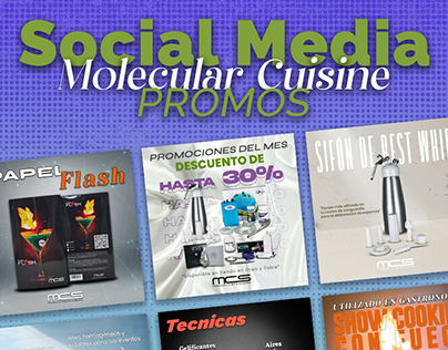 Social Media Molecular Cuisine Promos