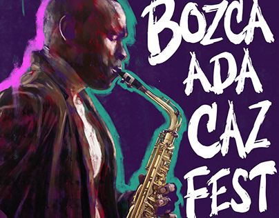 Bozcaada Caz Festivali - Afiş Tasarımı
