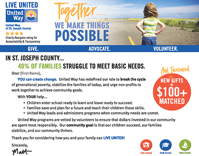 Annual Appeal Letter - United Way