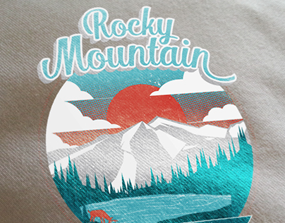 Rocky Mountain Race Shirt Design