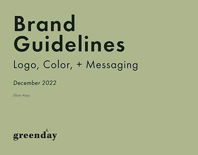 Greenday Brand Guide