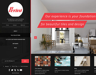 Perini Website Design
