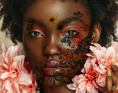 Blossom I Collage Art
