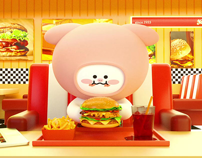 Jeppy's eating trip 3D Character Animation