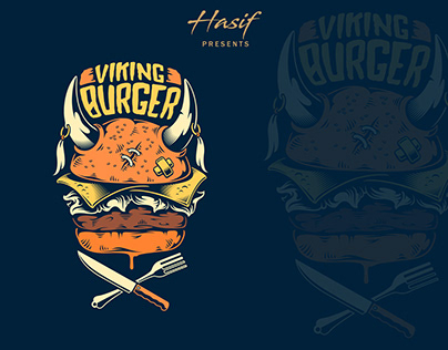 Viking Burger Logo Design