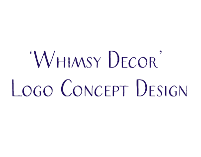 Whimsy Decor Logo Design