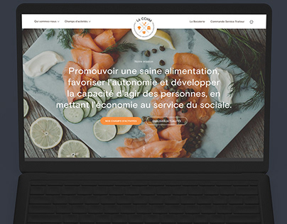 Refonte La CCHM | Collective kitchen & online caterer