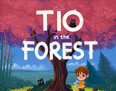 TIO IN THE FOREST || BOOK COVER AND ILLUSTRATION