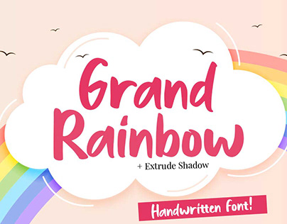 Grand Rainbow Script + Extrude