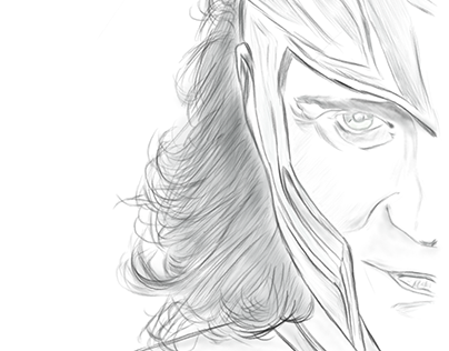 Thor Loki Drawing Chibi Sketch, Thor, pencil, monochrome, head png | PNGWing
