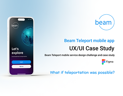 Teleportation App | UX/UI Case Study