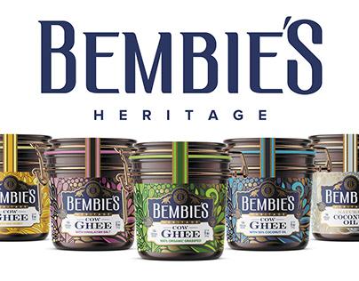 Bembie's Heritage Label design