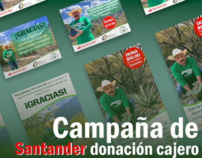 Campaña publicidad Santander cajeros RM
