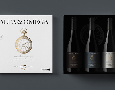 Wine Label Alfa & Omega
