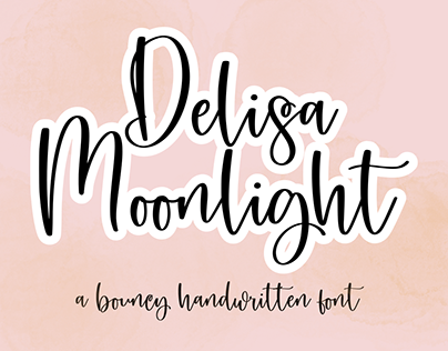 Delisa Moonlight a Cursive Handwritten Font