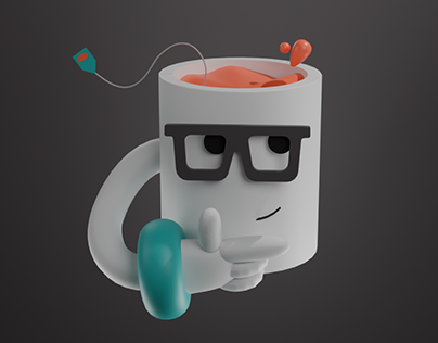 Mr Mug | 3D Modelling, Rendered