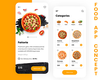 Food App Design Concept