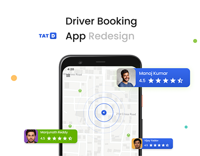 Driver Booking App Design