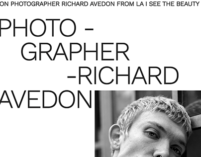 Photographer Richard Avedon