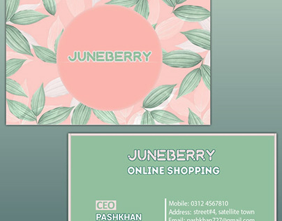 JUNEBERRY Business Card