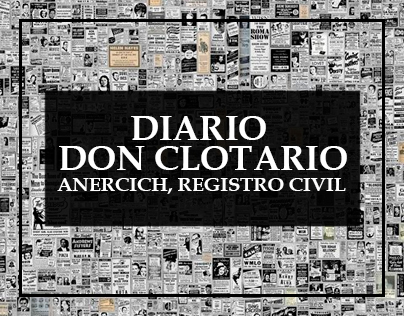 Diagramación y Diseño Diario Anercich Registro Civil