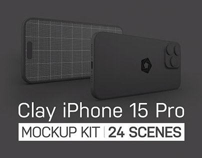 Clay iPhone 15 - Envato Elements