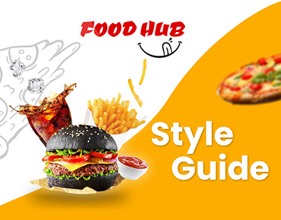 Style guide for the Food hub(sample food order website)