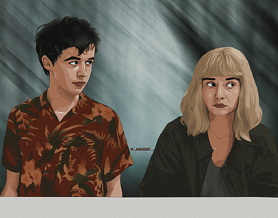 The end of the f***ing world (Vector art )