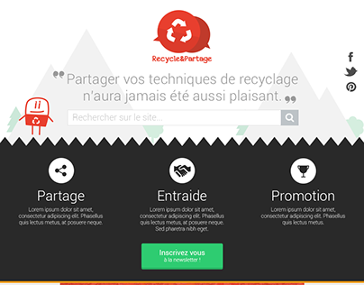 Webdesign - Recycle&Partage