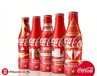 Share a Coke SG50 Aluminium Bottles