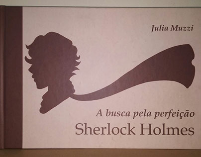 Boneca livro "Sherlock Holmes, a busca pela perfeição"