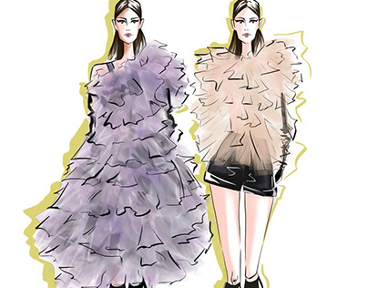 Twinkie fashion illustration models