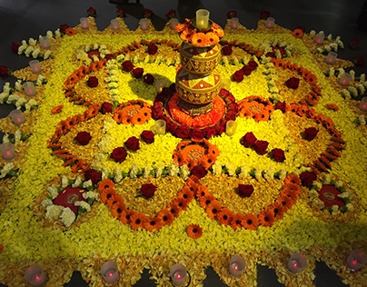 Rangoli for Diwali Celebrations at Dolce & Gabbana