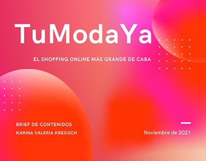 TuModaYa | Coderhouse