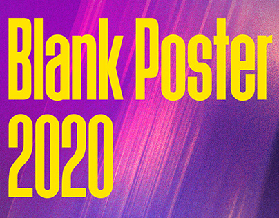 Blank Poster 2020
