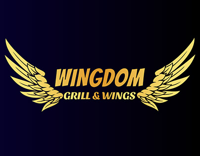 logo design for wing grill