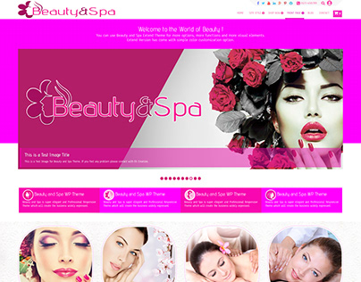 Free Beauty and Spa WordPress theme